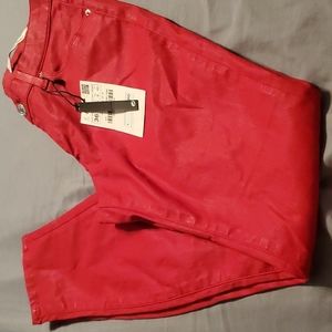 NEW Zara Women slim fit, cropped leg, medium rise pants size 36/ USA 4